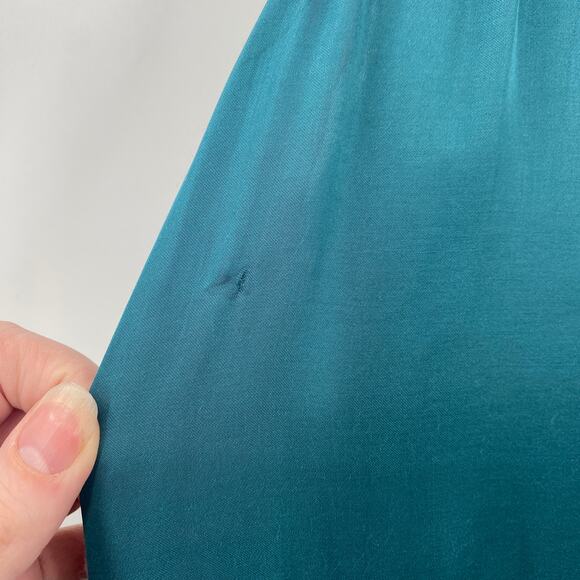 Anthropologie Juniper Jumpsuit Wide Leg Relaxed Fit Open Back Teal Womens Small - Picture 9 of 10